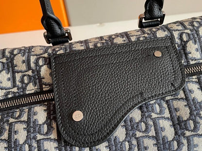 Modern Black Printed Calfskin Shoulder Bag – Limited Edition