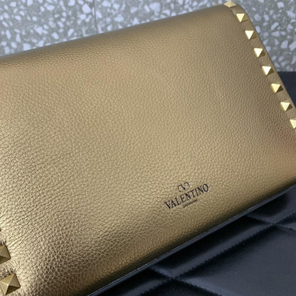 Studded Calfskin Crossbody Bag
