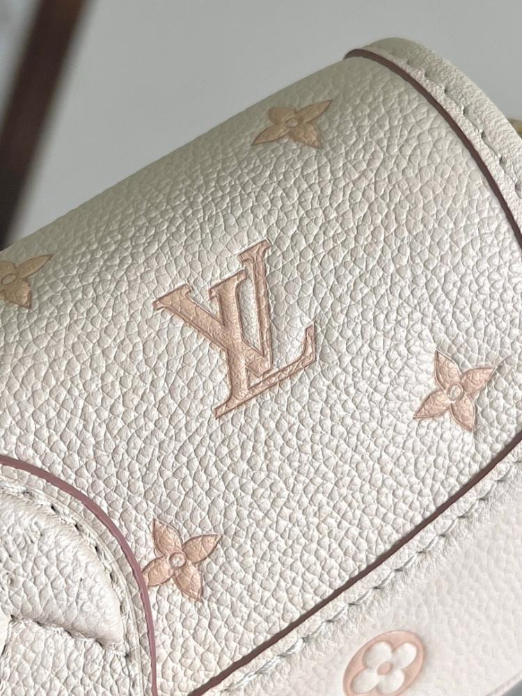 Diane Monogram Leather Shoulder Bag