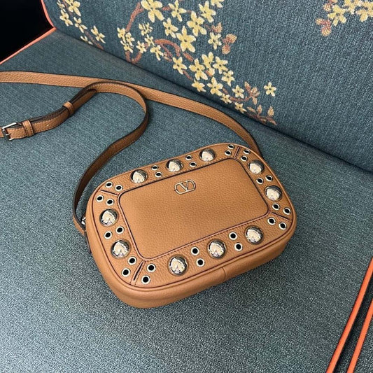 Modern Refined Calfskin Shoulder Bag
