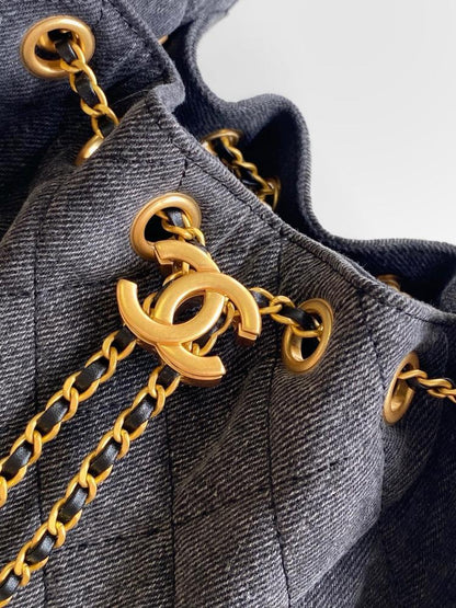 Denim Hobo Bag