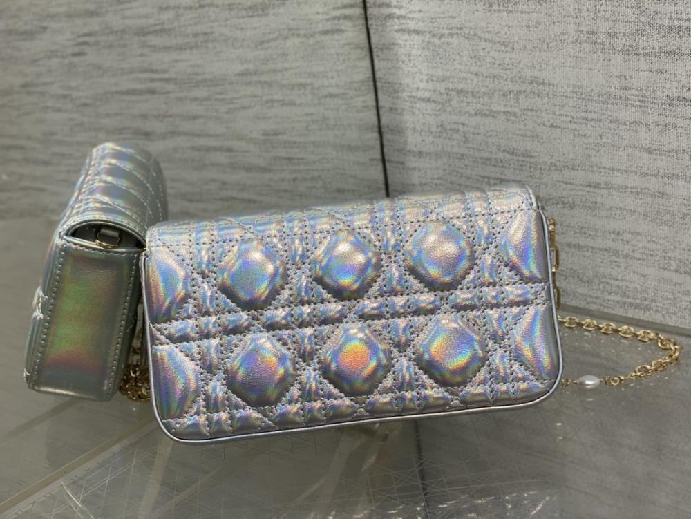 Silver Top Handle Bag
