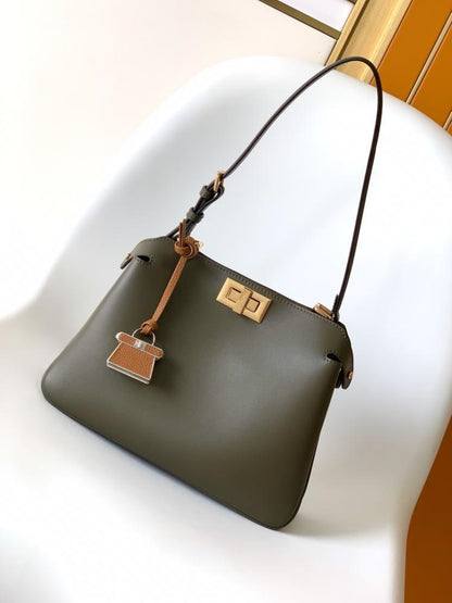 Leather Top Handle Bag