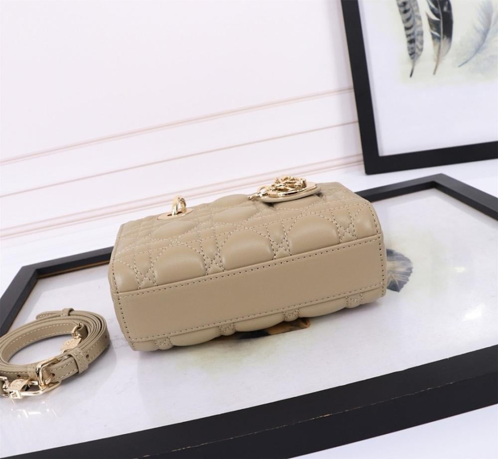 Alma Gold Lambskin Crossbody Bag
