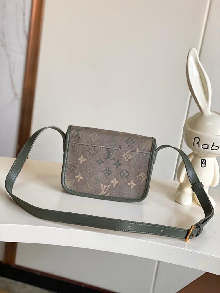 Luxury Elegant Monogram Leather Shoulder Bag