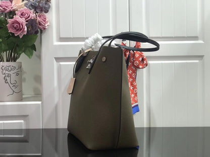 Leather Top Handle Bag