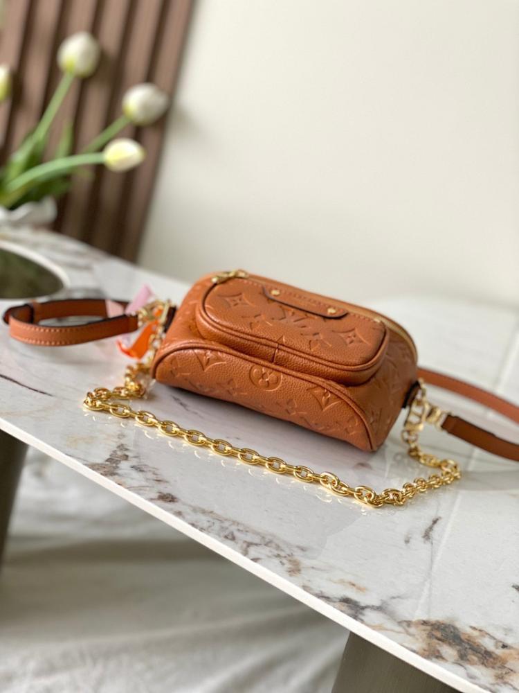 Classic Luxury Monogram Leather Shoulder Bag