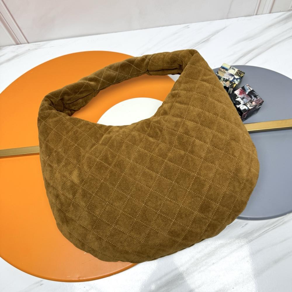 Suede Top Handle Bag
