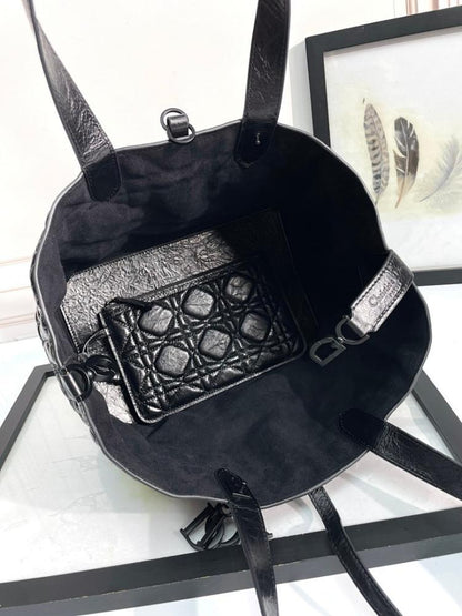 Italian-Inspired Luxury Black Calfskin Crossbody Bag