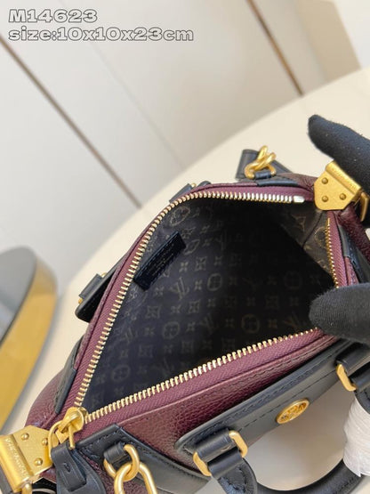 Leather Top Handle Bag