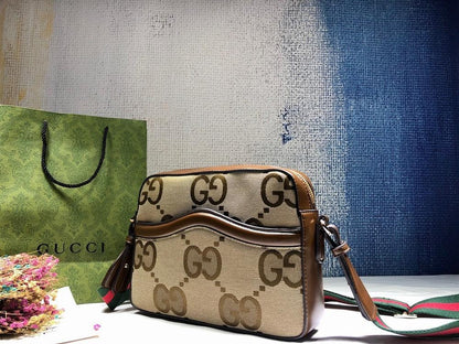 Modern Refined Monogram Leather Top Handle Bag