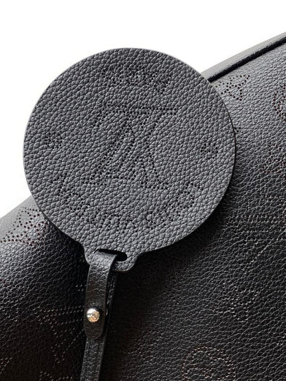 Modern Elegant Monogram Leather Shoulder Bag