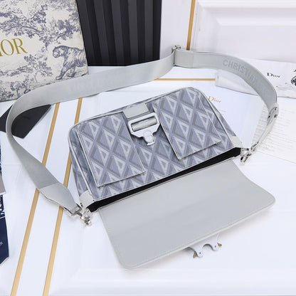 Italian-Inspired Luxury Black Leather Shoulder Bag