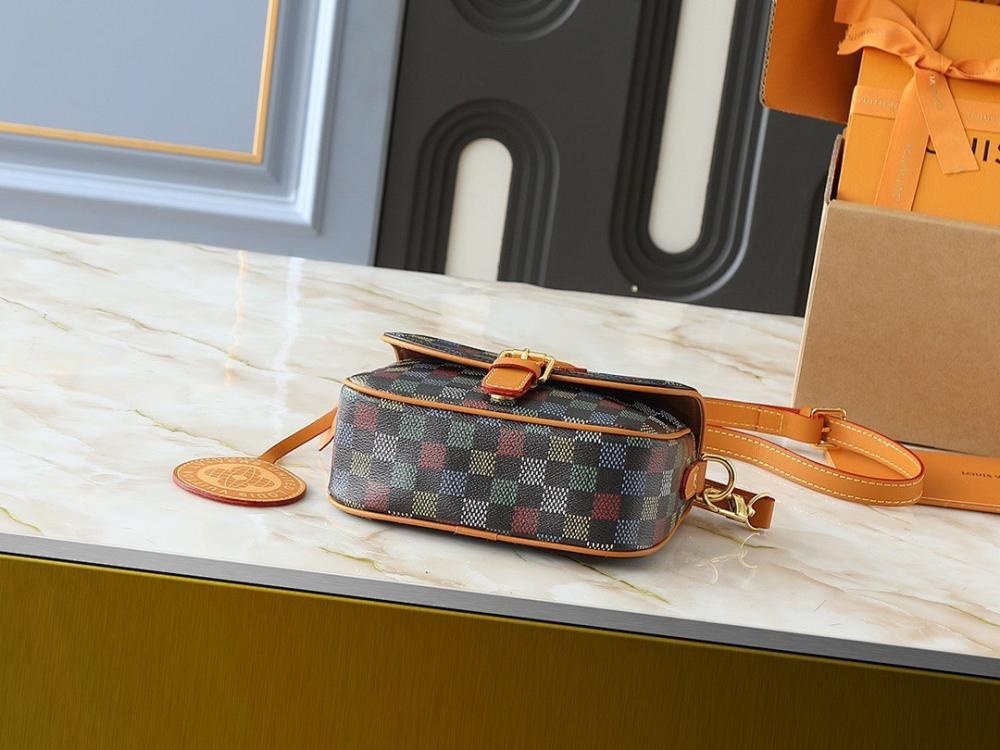 Modern Stylish Monogram Leather Shoulder Bag