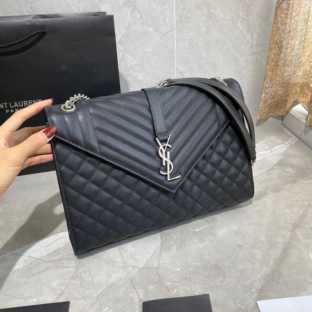 Elegant Premium Black Embroidered Leather Crossbody Bag