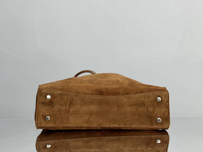 Leather Top Handle Bag
