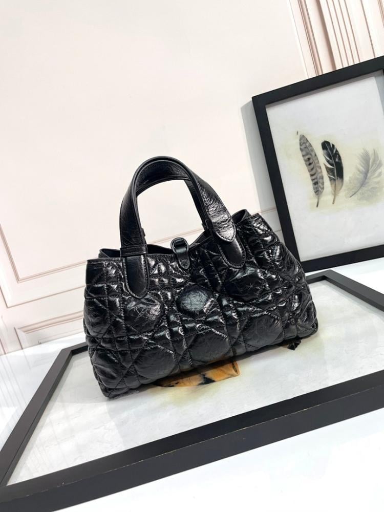 Modern Refined Black Calfskin Crossbody Bag