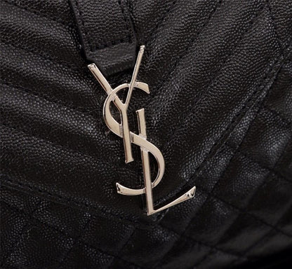 Stylish Refined Leather Top Handle Bag