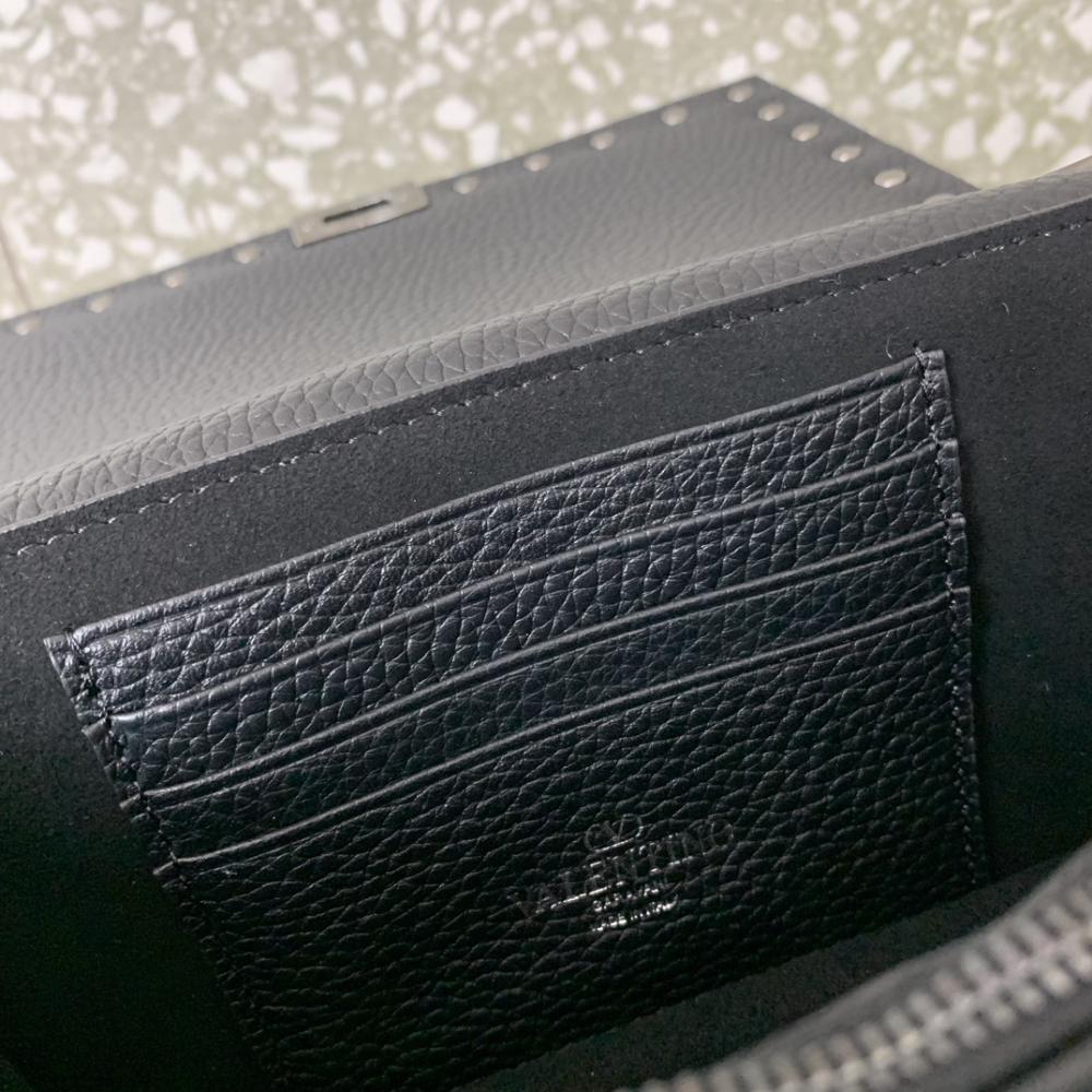 Studded Leather Crossbody Bag