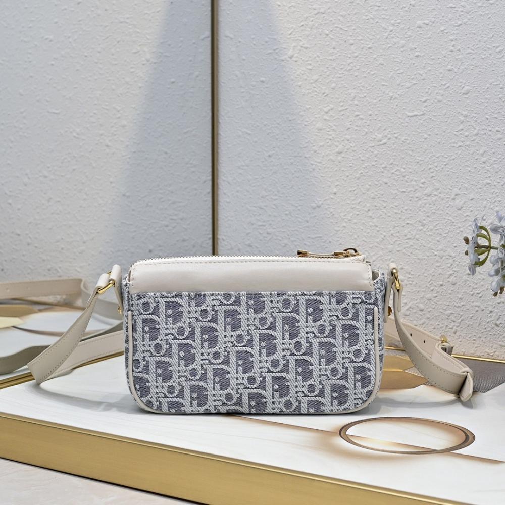 Bobby Blue Printed Calfskin Shoulder Bag