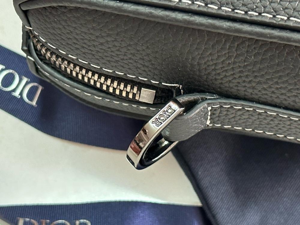Luxury Elegant Grey Quilted Leather Shoulder Bag