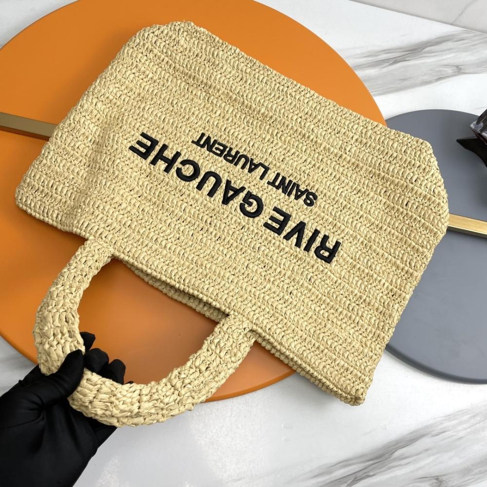 Woven Straw Tote Bag