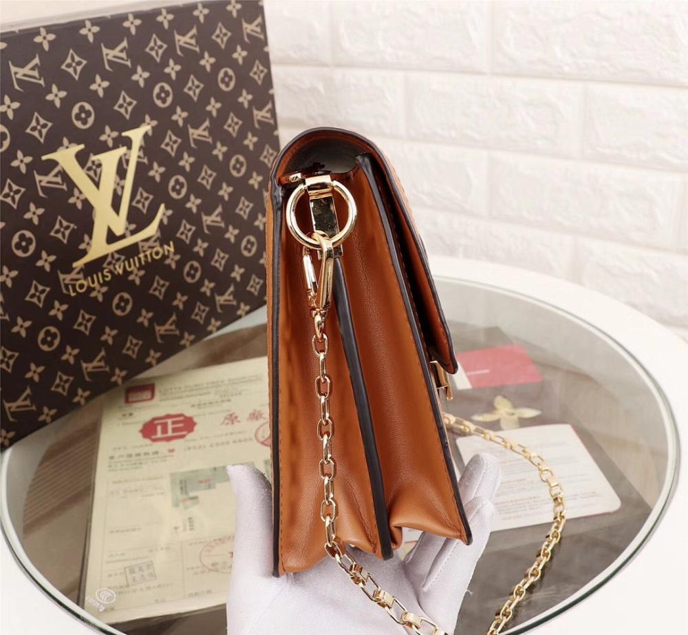 Luxury Stylish Monogram Leather Top Handle Bag