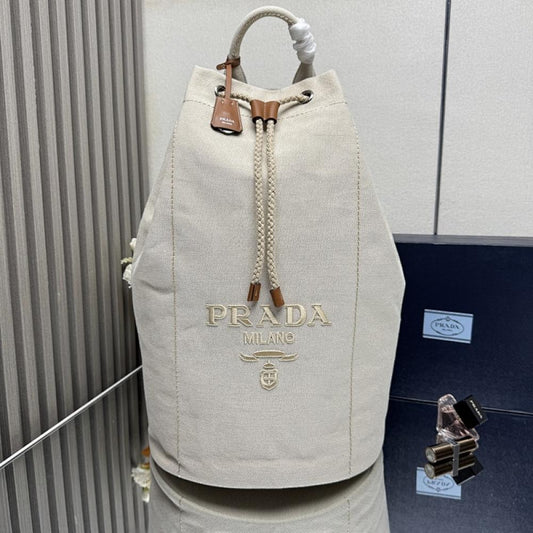 Embroidered Leather Travel Bag