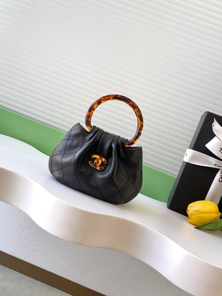 Leather Top Handle Bag