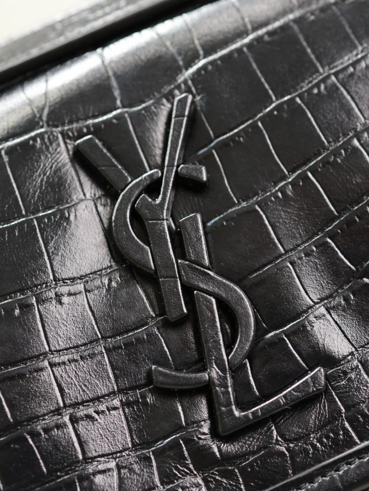 Gold Leather Top Handle Bag