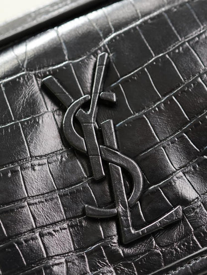 Gold Leather Top Handle Bag