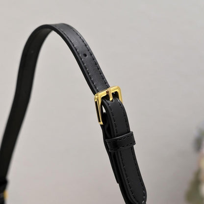 Caro Monogram Canvas Shoulder Bag