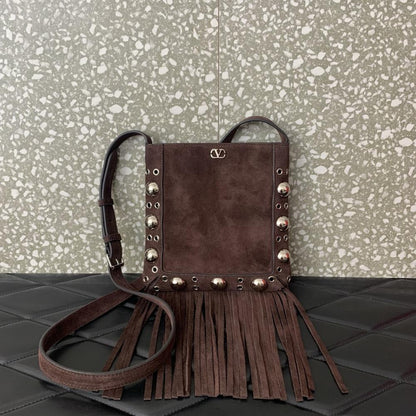 Alma Studded Leather Shoulder Bag