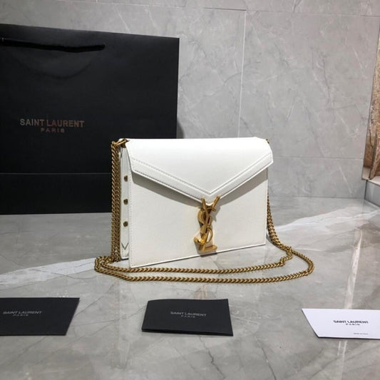 Modern Luxury Studded Leather Top Handle Bag