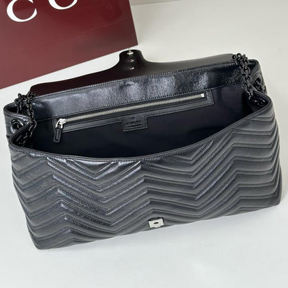 Luxury Leather Top Handle Bag