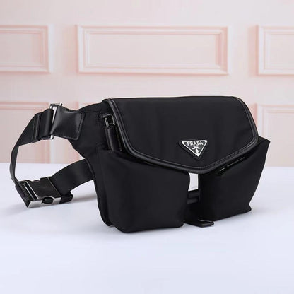 Classic Premium Woven Nylon Shoulder Bag