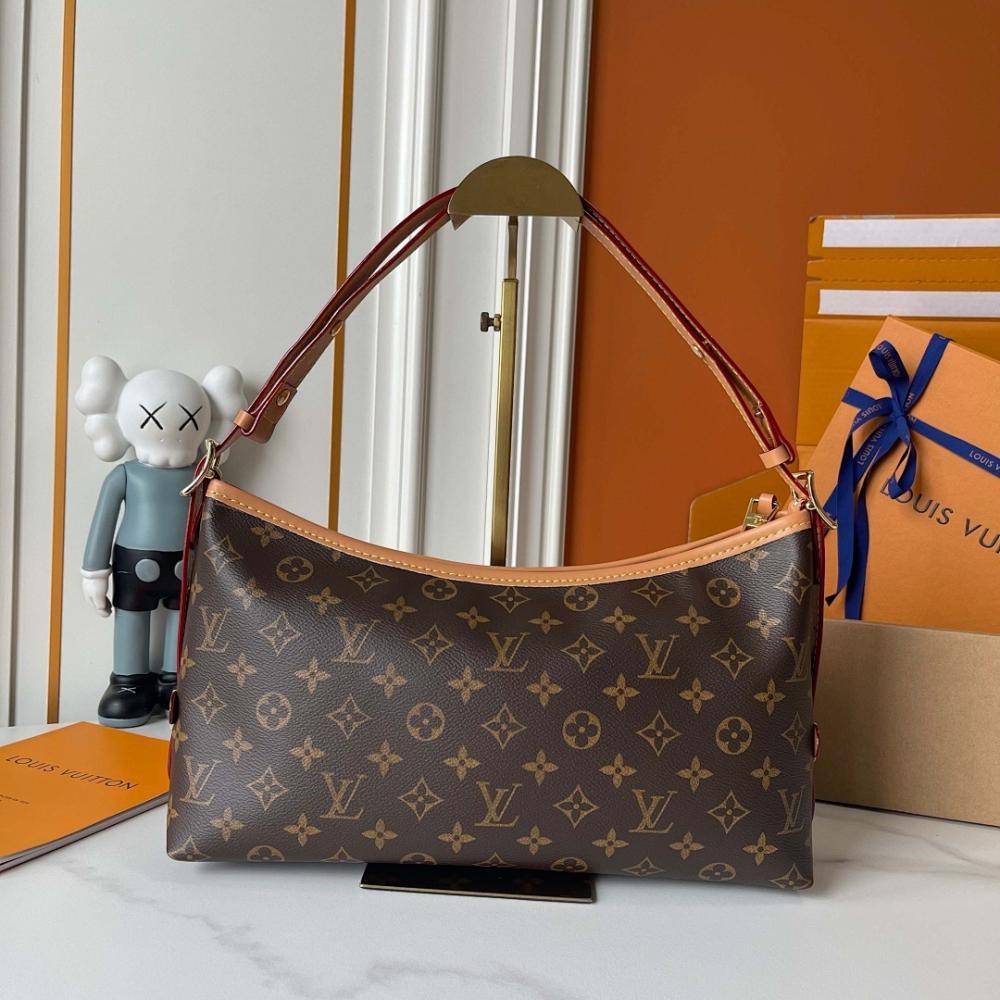 Stylish Refined Monogram Calfskin Crossbody Bag