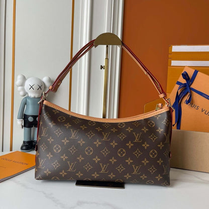Stylish Refined Monogram Calfskin Crossbody Bag