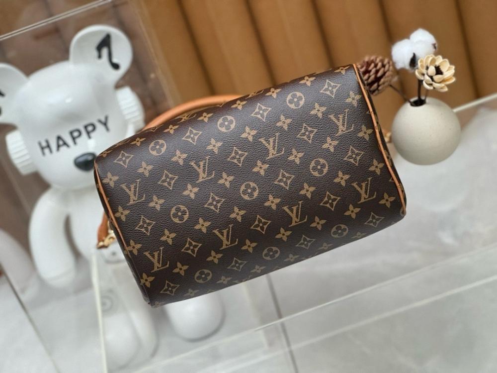 Stylish Refined Monogram Canvas Top Handle Bag