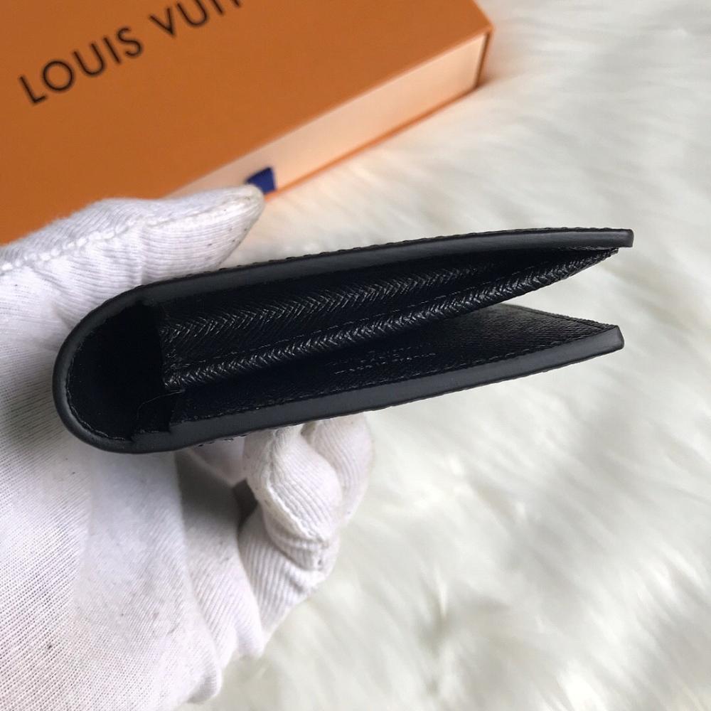 Luxury Refined Black Canvas Wallet