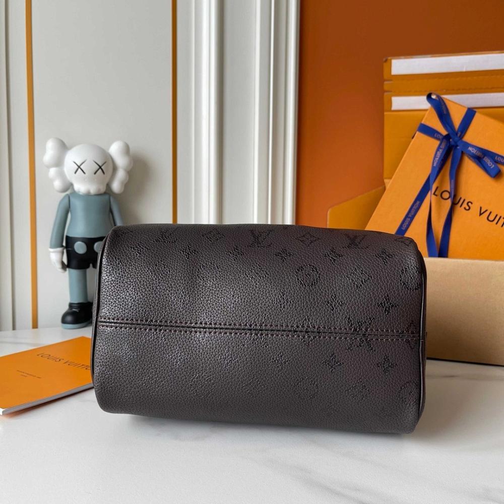 Stylish Refined Monogram Leather Top Handle Bag