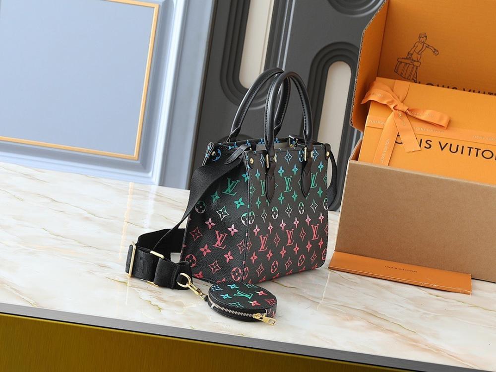 OnTheGo Monogram Jacquard Shoulder Bag