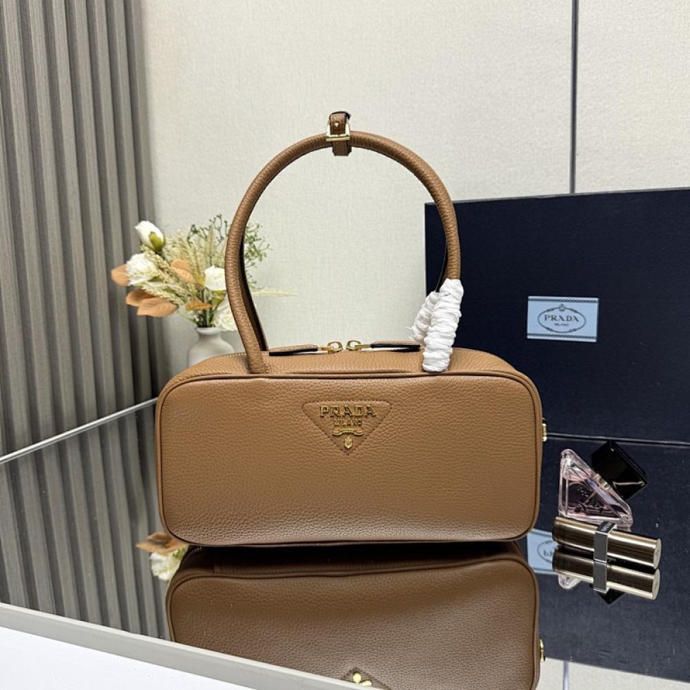 Leather Top Handle Bag