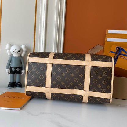 Modern Monogram Leather Crossbody Bag – Limited Edition