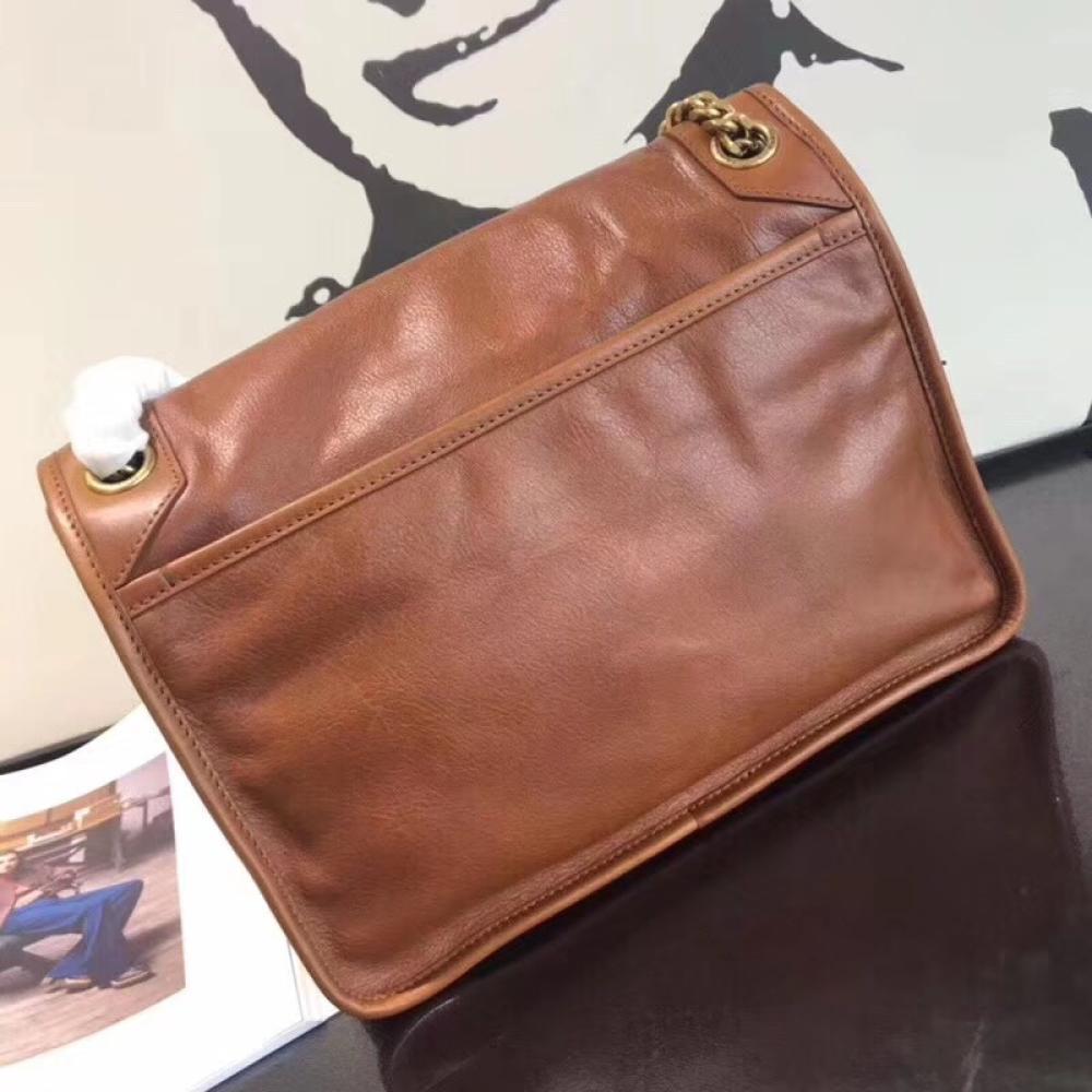 Leather Top Handle Bag