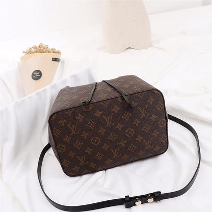 NeoNoe Gold Woven Calfskin Top Handle Bag