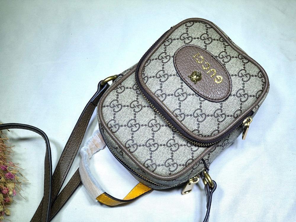 Stylish Refined Leather Top Handle Bag