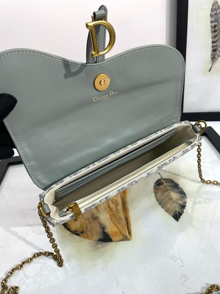 Saddle Grey Printed Shoulder Bag