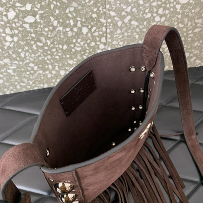 Alma Studded Leather Shoulder Bag