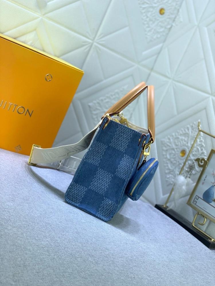 Elegant Refined Denim Crossbody Bag